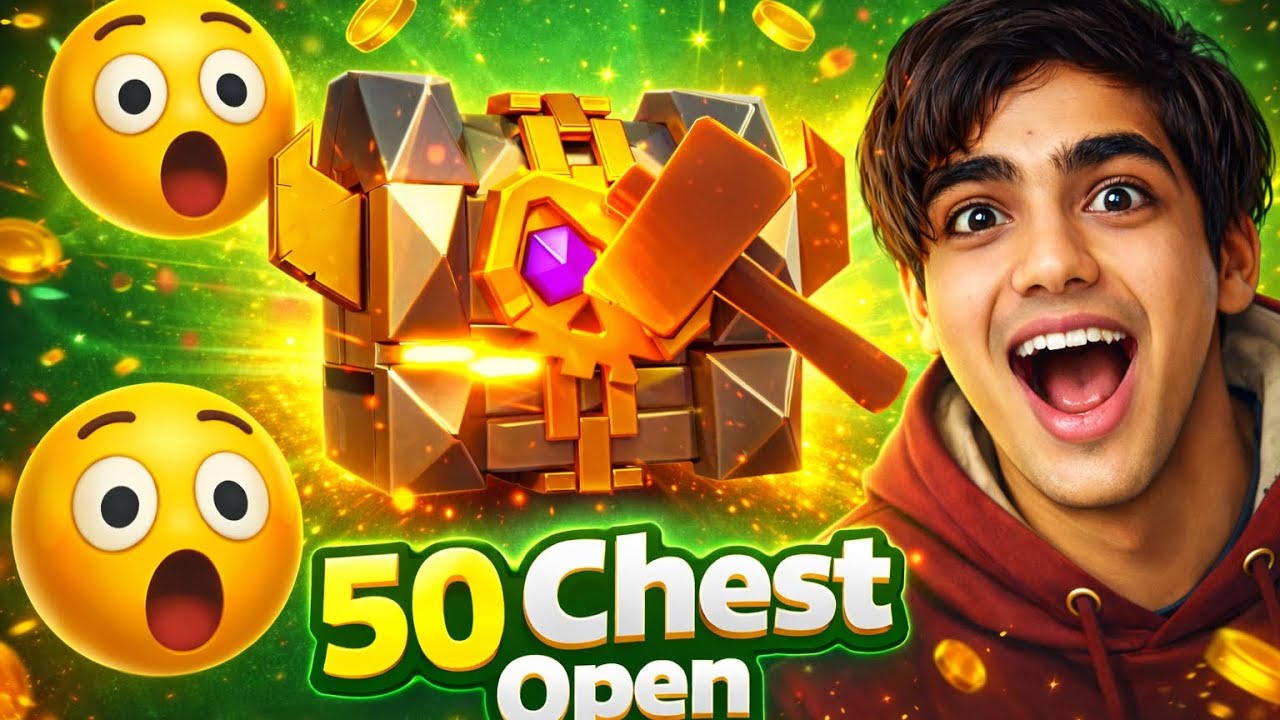 50 Chest Opening 😱 Legendary Rewards & Epic Loot | Clash of Clans OP Opening 🔥@sumit007yt 