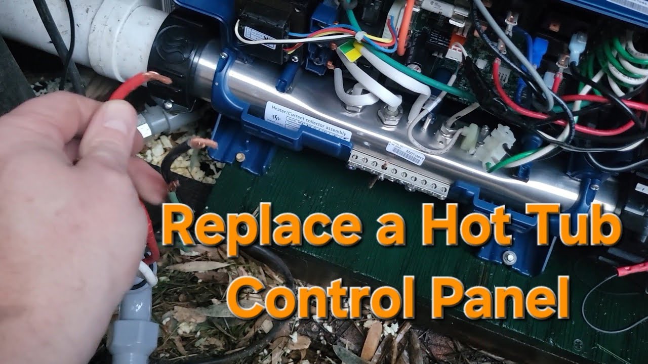 Hot Tub Control Panel Replacement & Install New Gecko or Balboa New Spa Pack Topside Controller