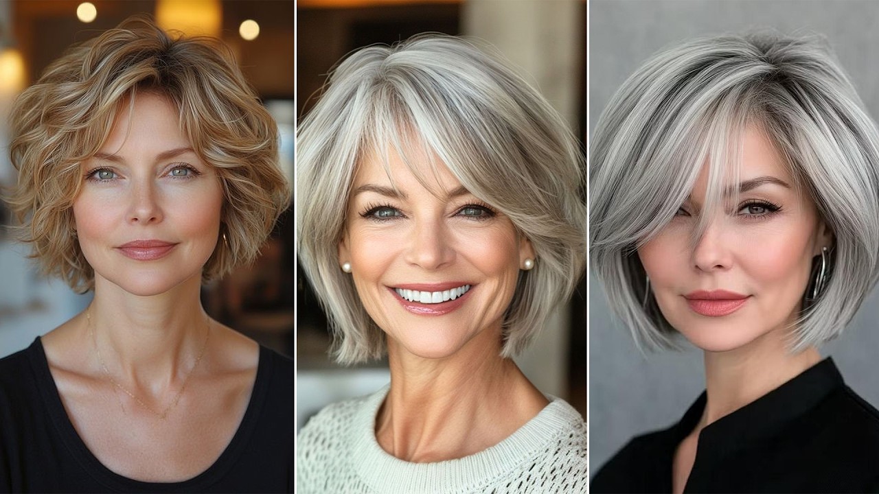 Modern Shaggy Pixie Cut Trends 2026 Sophisticated Grey Bobs & Pixie Cuts For Women Over 50