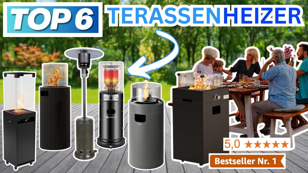 Beste GAS TERRASSEN-HEIZSTRAHLER (Testsieger 2026) | Top 6 Gas Heizstrahler f&uuml;r Terrasse Vergleich