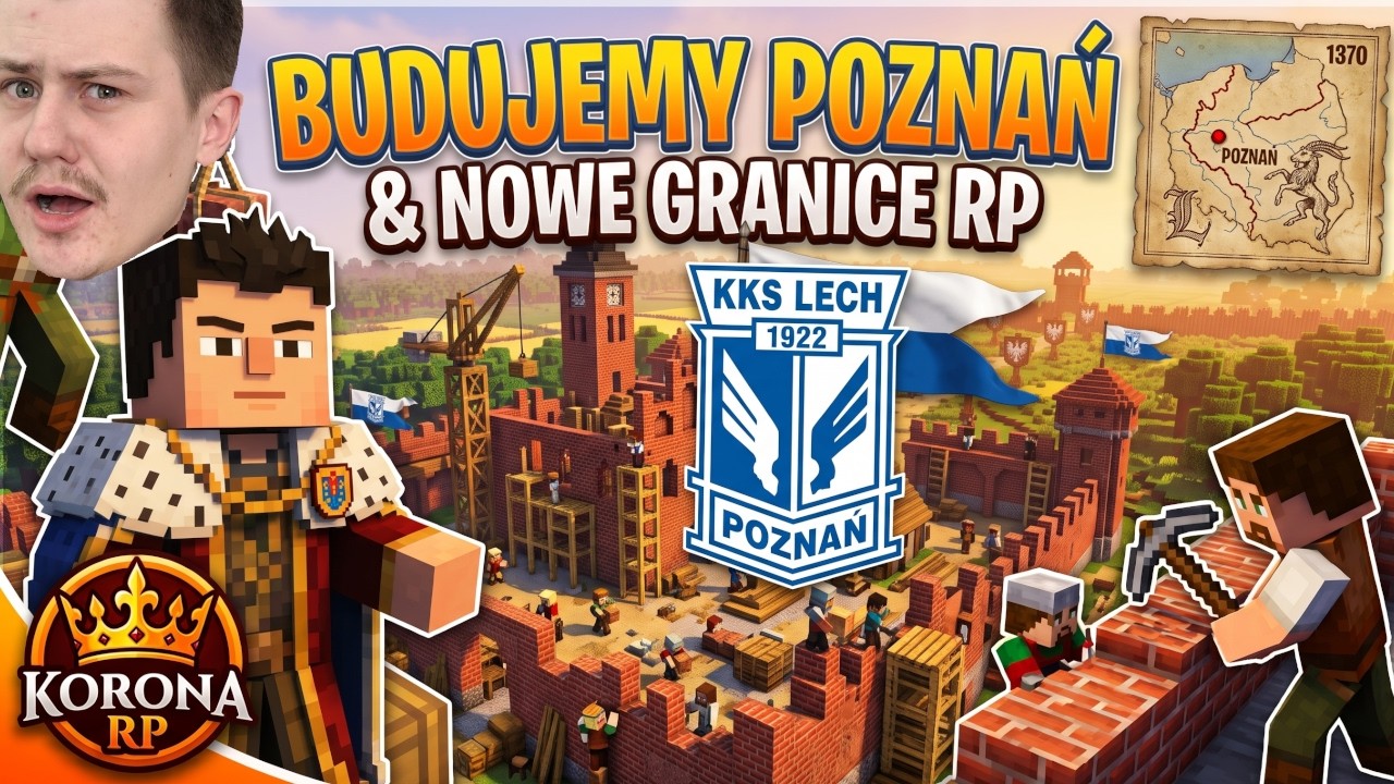 Budujemy Poznań od zera! 🏰REALNA POLSKA w Minecraft | KORONA RP