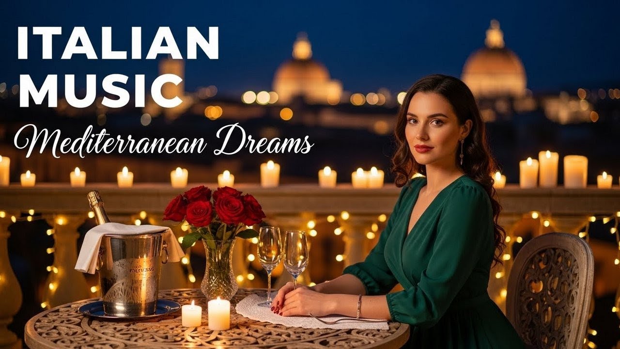 🎶 Italian Vibes & Mediterranean Music 🎶 2+ Hours Scenic Amalfi Coast & Lake Como Quiet Calm