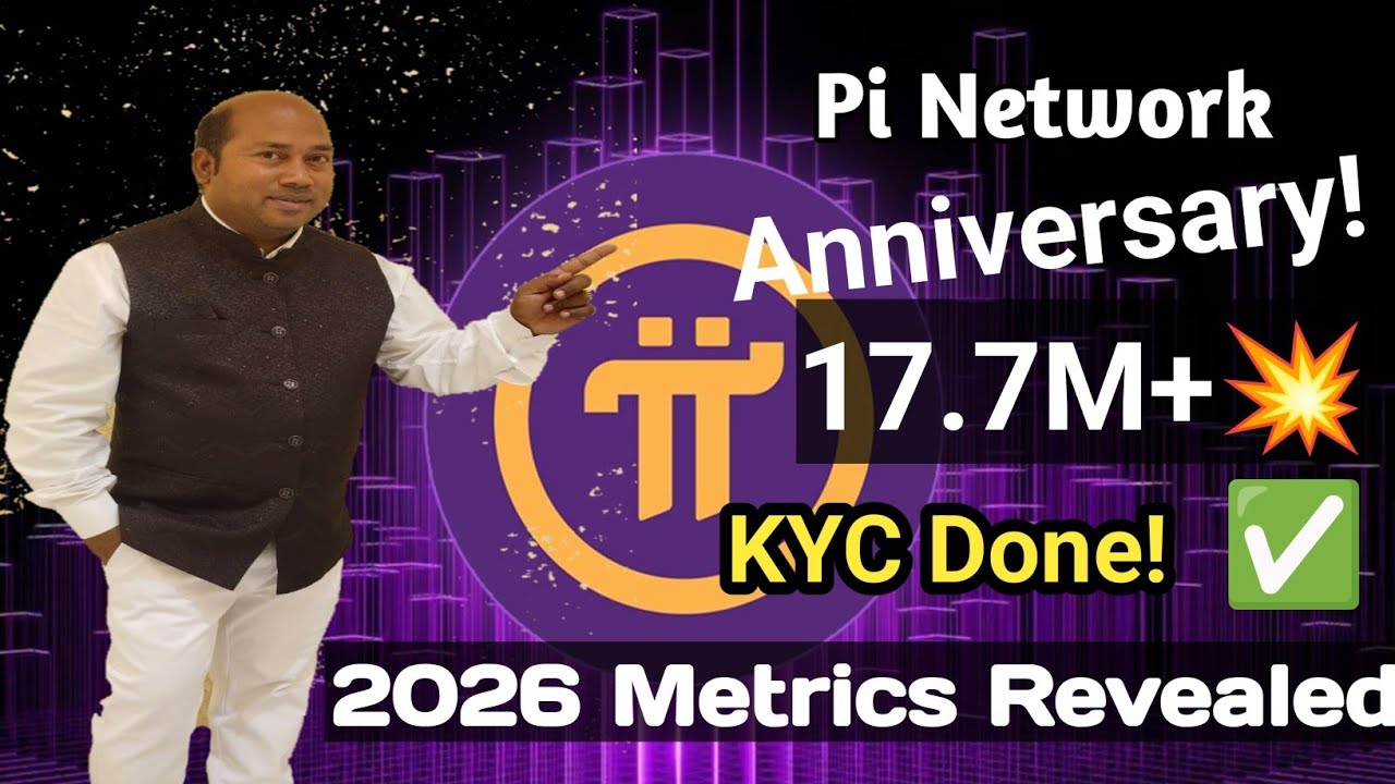 ​Pi Network Anniversary Surprise! 17.7M KYC Done & More 😱