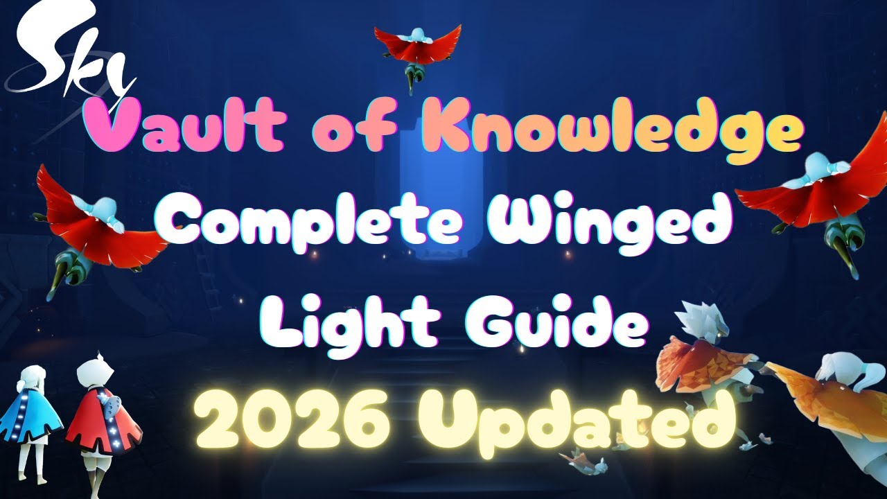 Vault of Knowledge – All Winged Light Location | Sky:Children of the Light | Updated Guide | SkyCotL