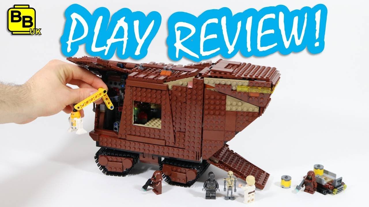 LEGO STAR WARS SANDCRAWLER 75220 REVIEW!!