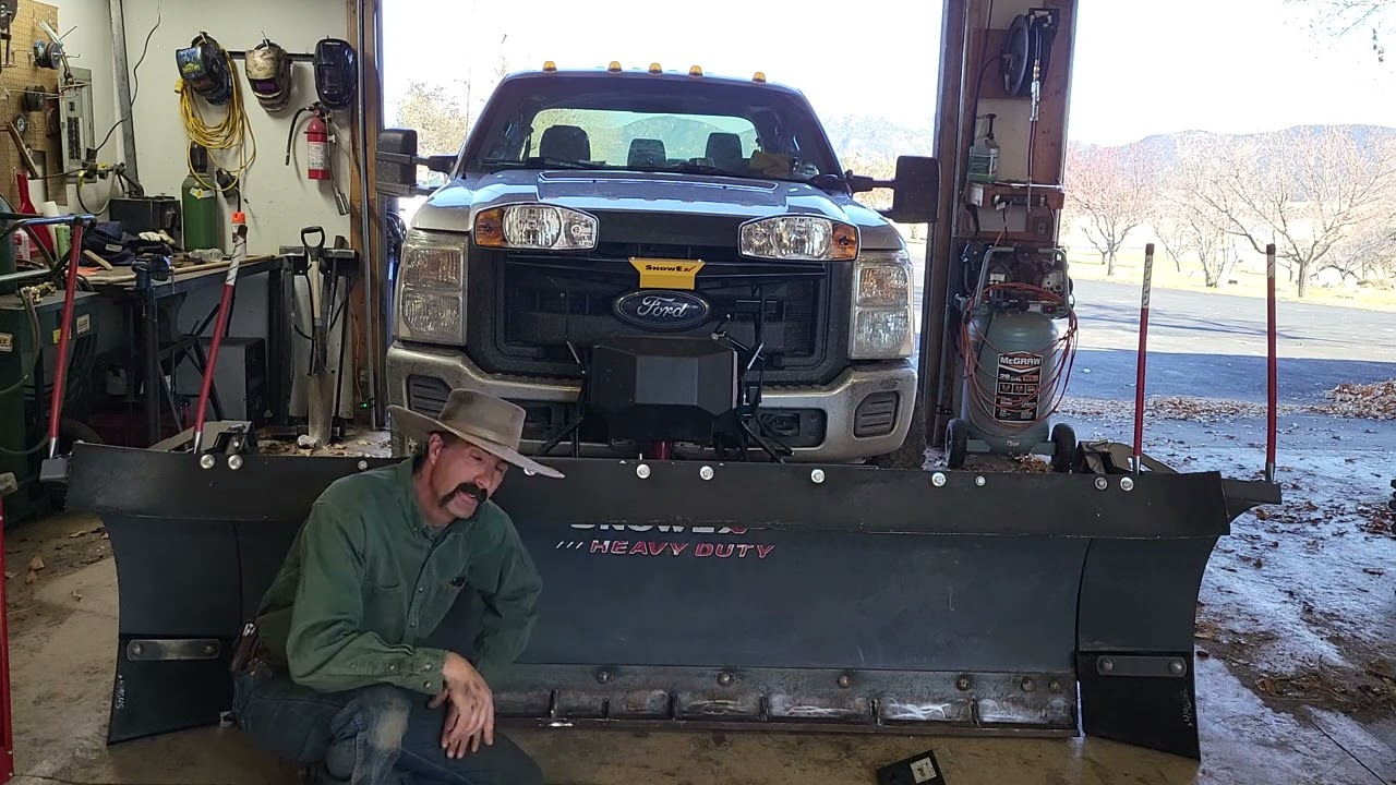 Cutting edge hack for snow plowing, Snow Ex plow. broken/worn-out blades.