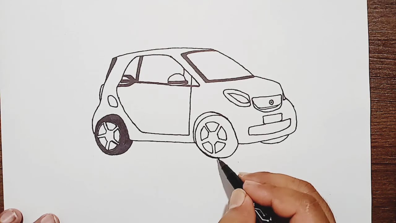 How to draw a Smart Car