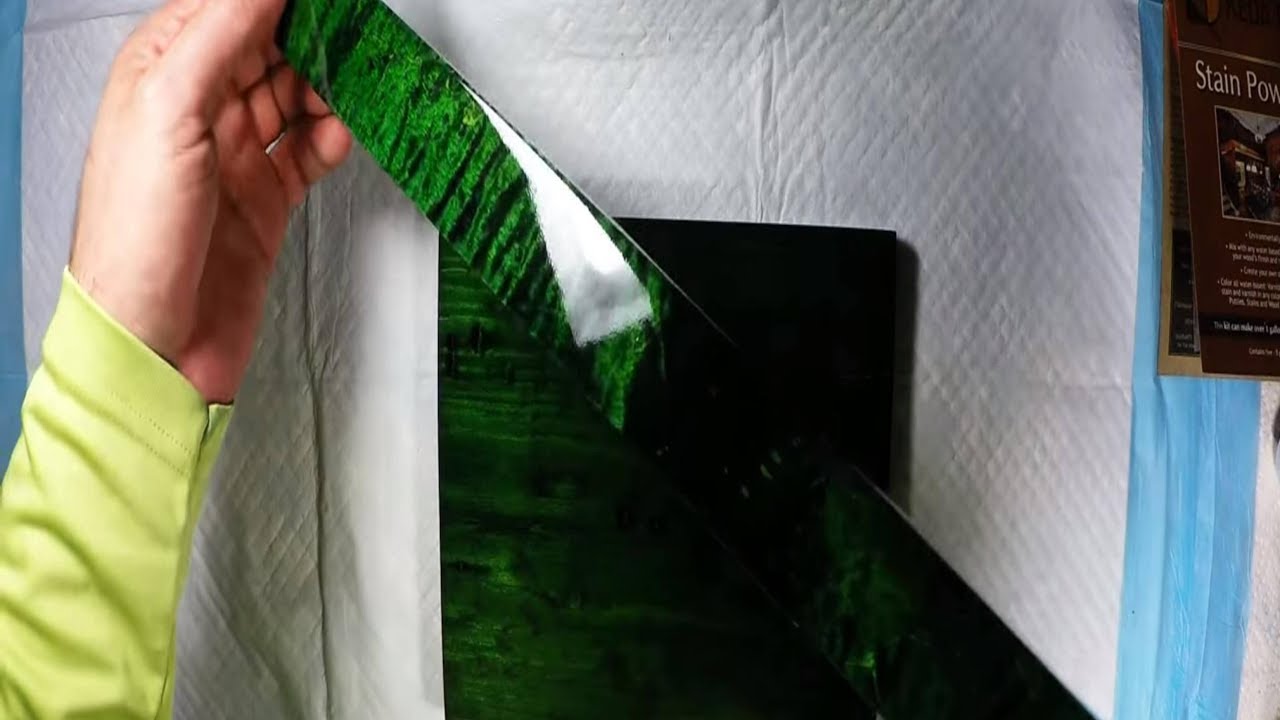 Emerald Green Stain Made With Dye For Wood - Bright Emerald Green Dye