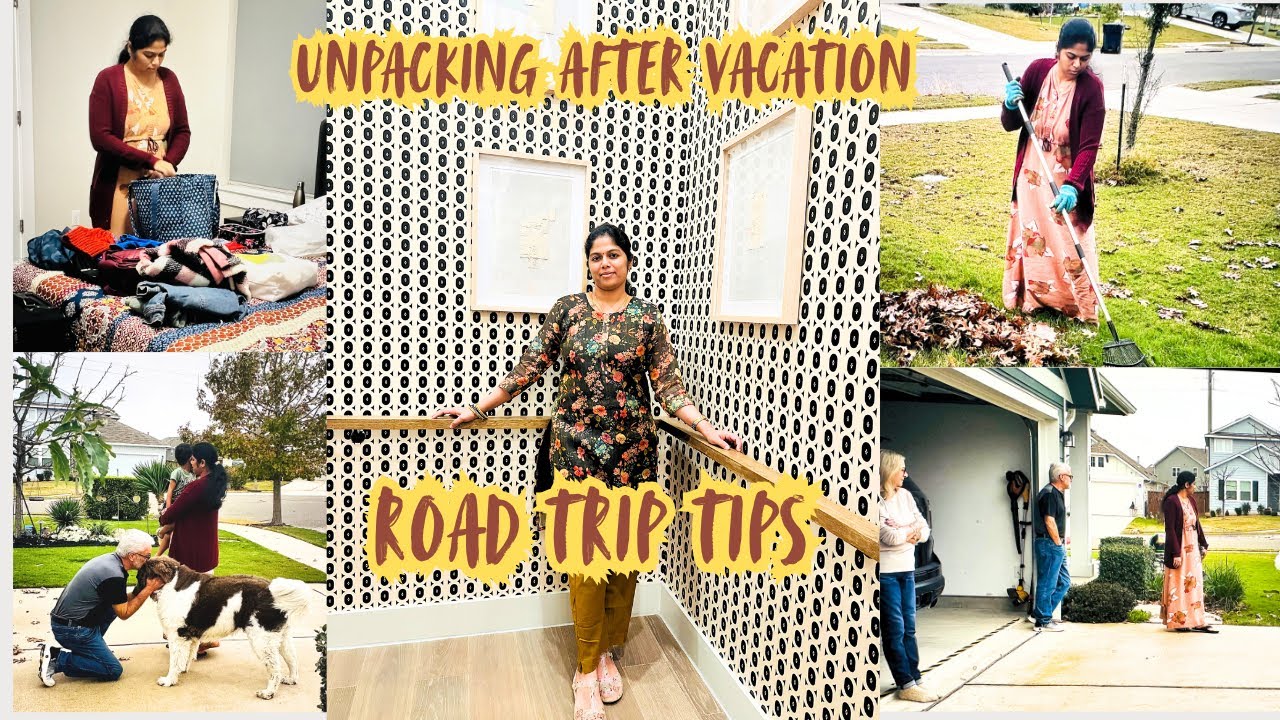தமிழில் ~ Unpacking after vacation 