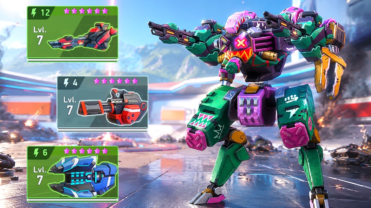 Eclipse & Longarm 12, Autocannon 4, Plasma Cannon 6 - Mech Arena