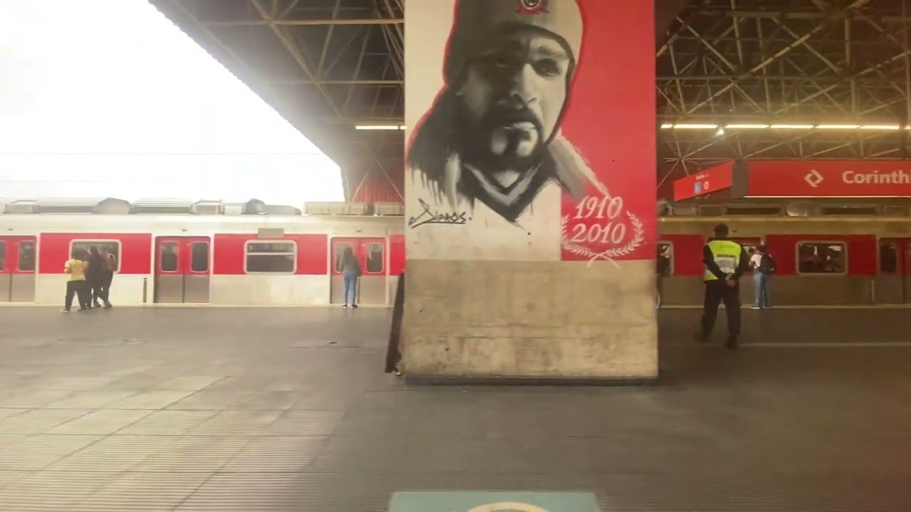 CPTM Série 8000 Trecho Entre Guaianases e Luz - Linha 11 Coral