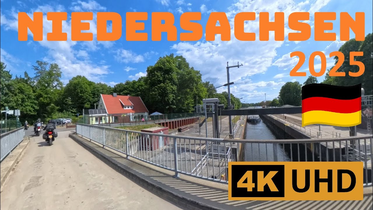 Niedersachsen In Clips - Haselünne Circular by Motorbike in 4K/UHD