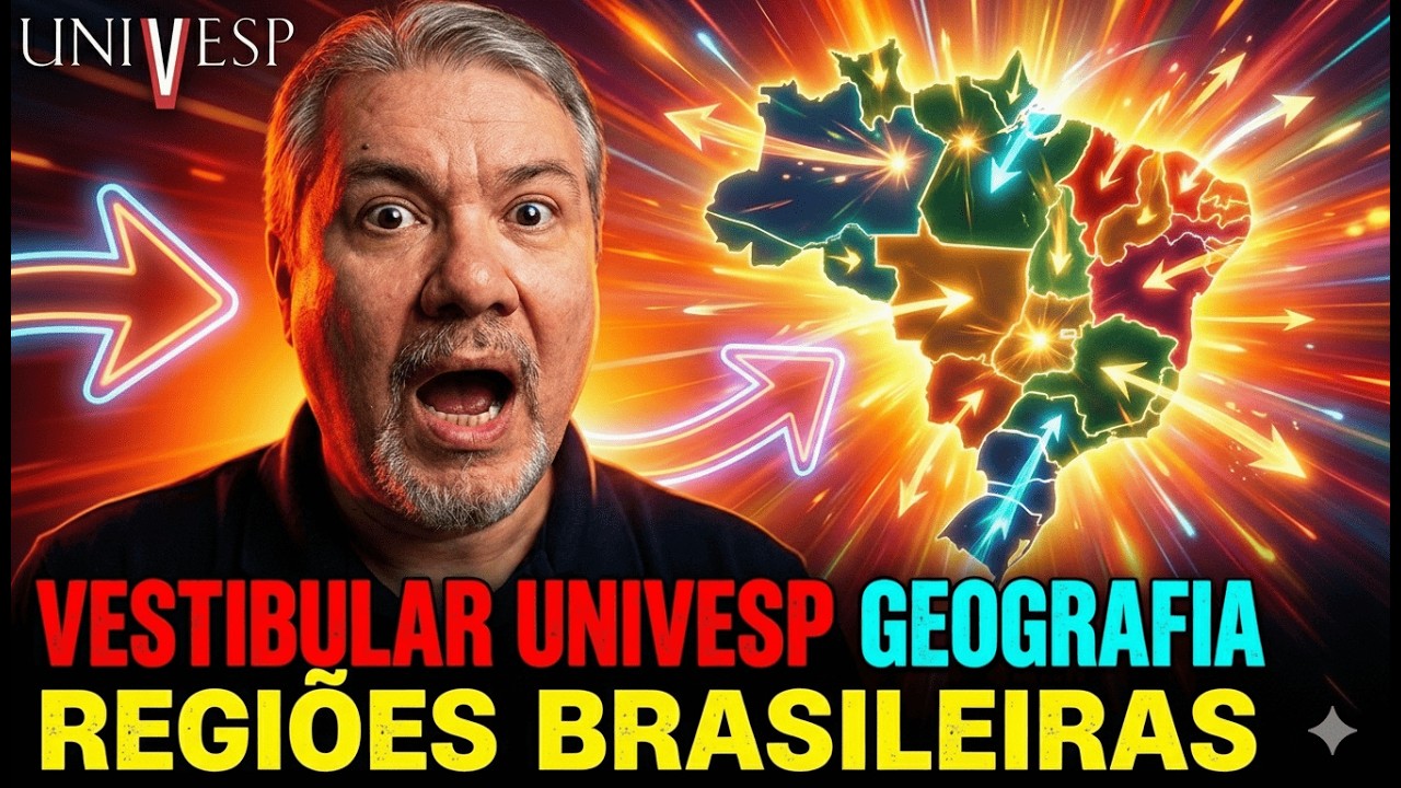 UNIVESP 🗺️ VESTIBULAR 2026: Correção de Prova #univesp 2025 GEOGRAFIA