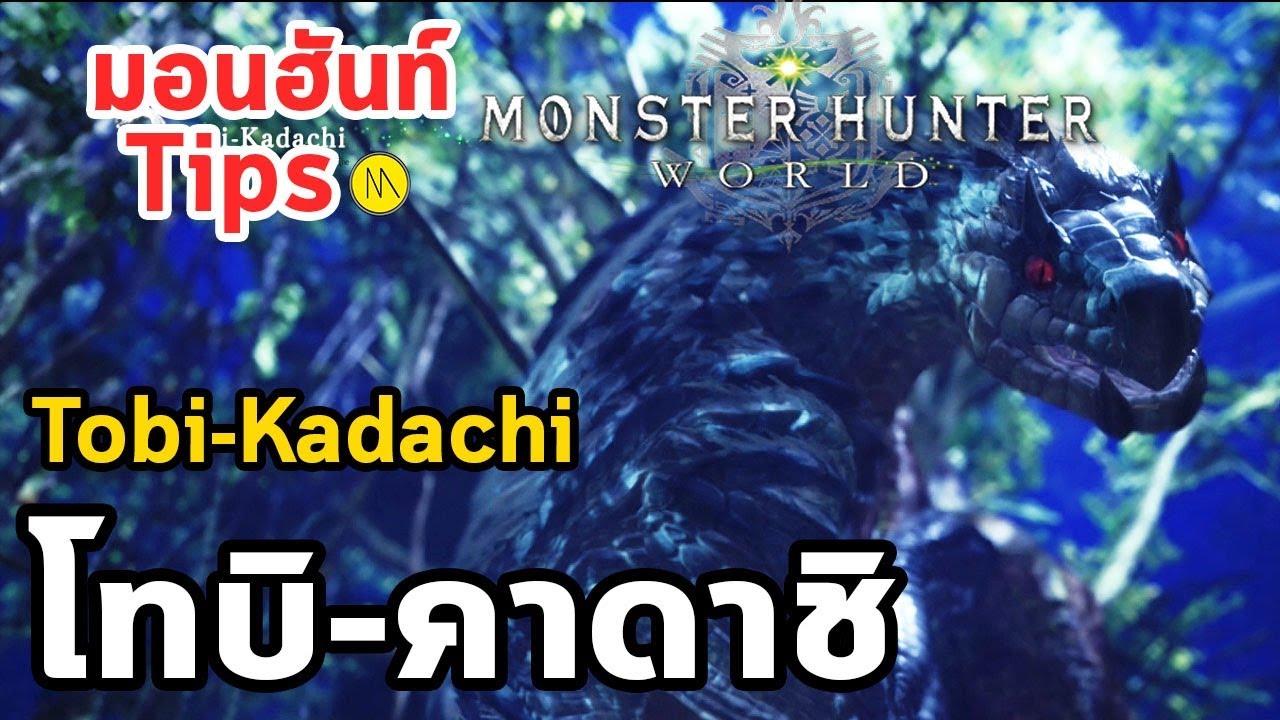 Monster Hunter World - มอนฮันท์ Tips#002 : Tobi Kadachi (โทบิ - คาดาชิ)