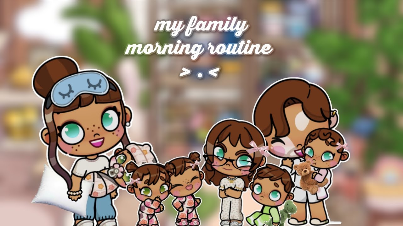 🌸🪴 family morning routine 🍓 |voice| /#avatarworld 
