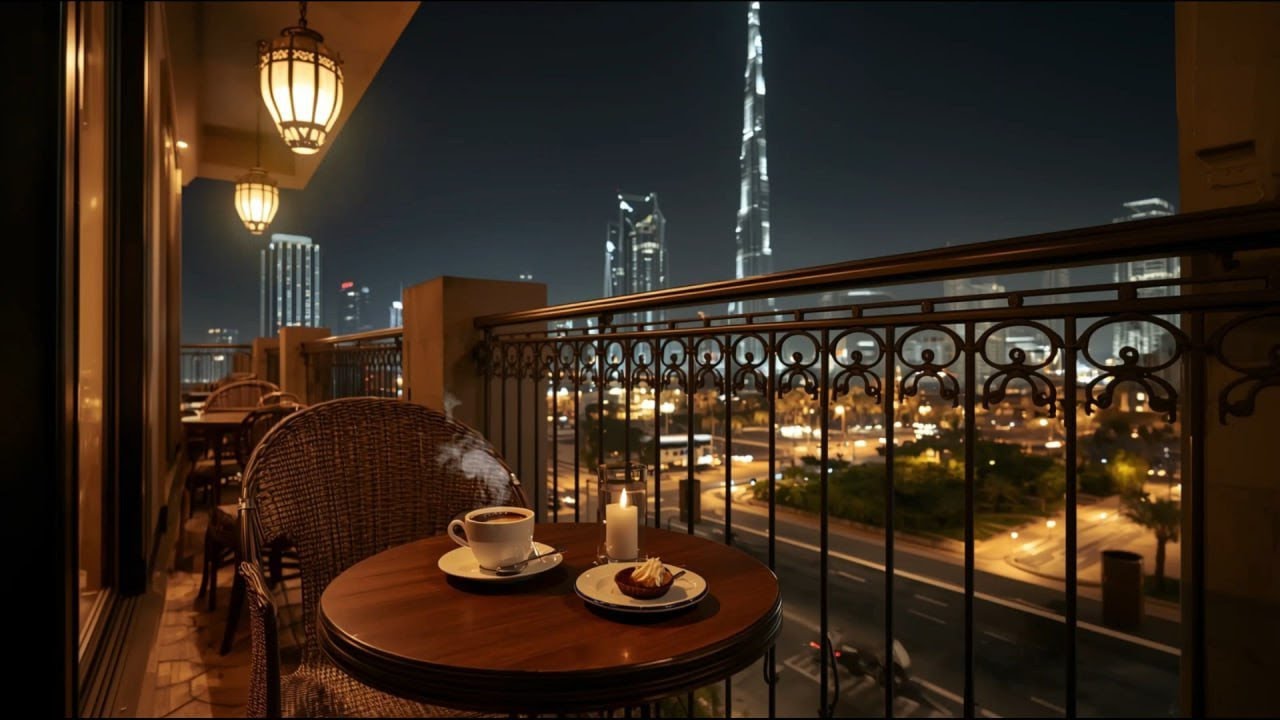 Dubai Jazz Vibes 🎶 Relaxing Music for Focus, Sleep & Stress Relief | Night City Lights
