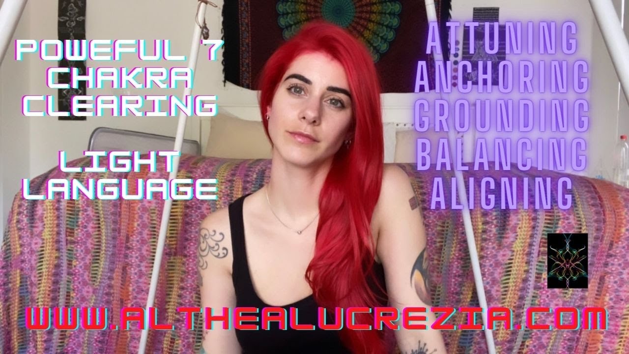 Полная мощная очистка 7 чакр, настройка, балансировка, закрепление, заземление, активация языка с...