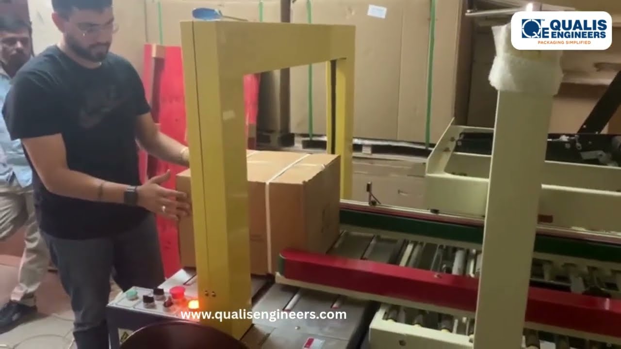 Combination Strapping and Taping Machine