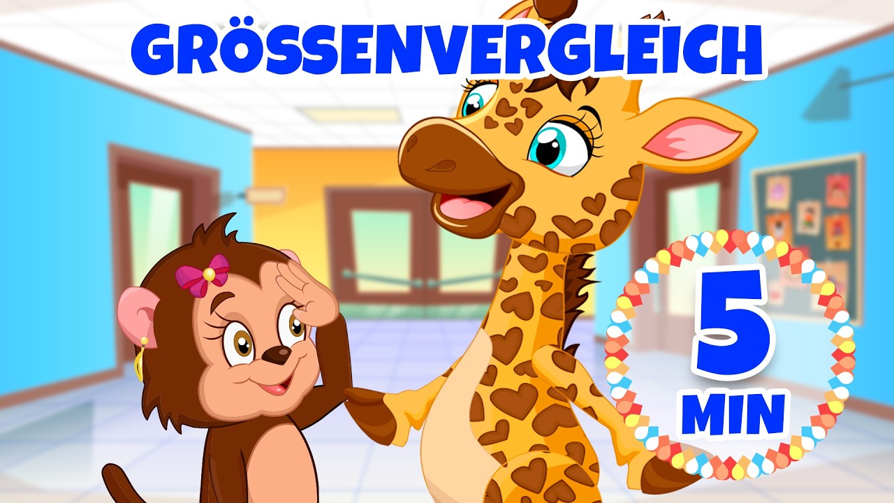 Größenvergleich – 5 Minuten Giramille | Kinderreime und Kinderlieder