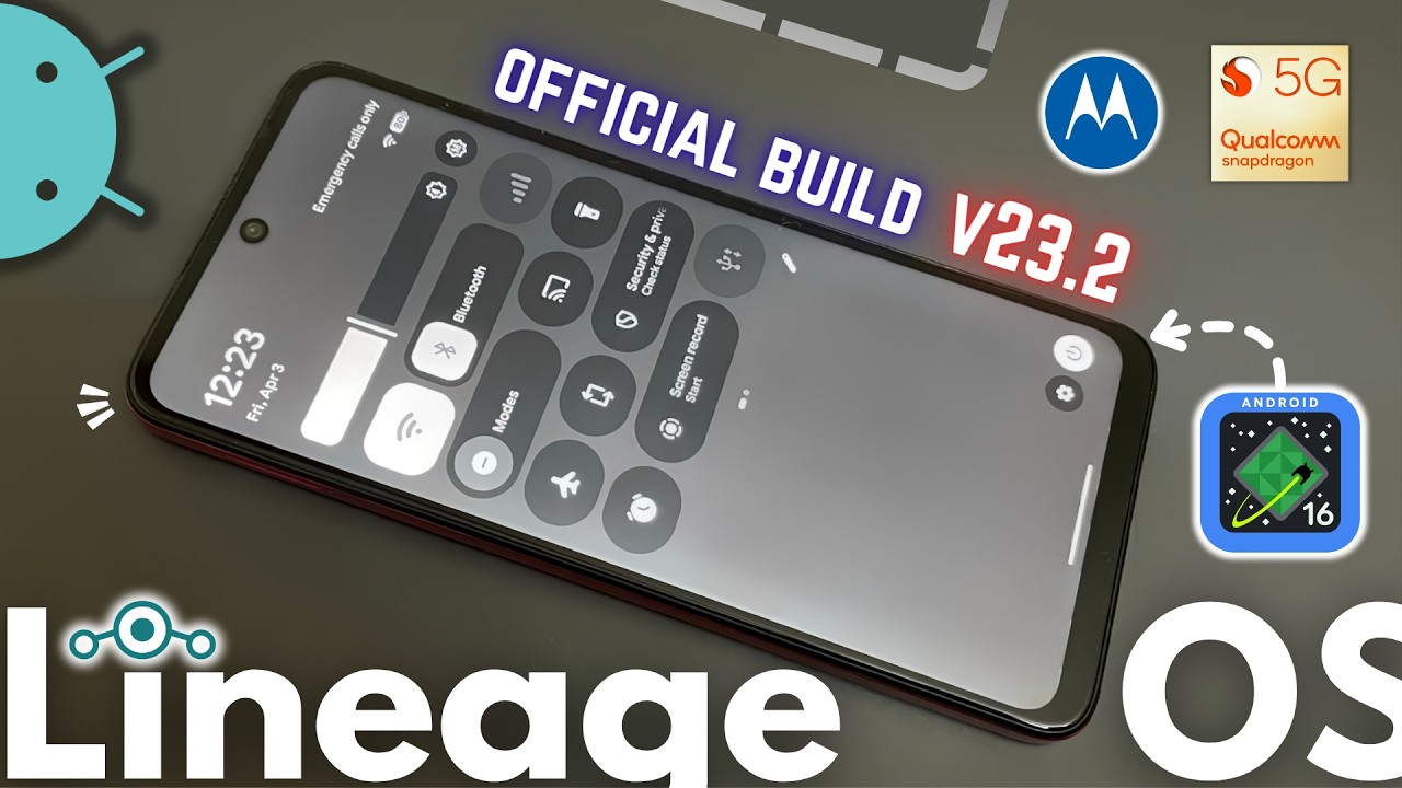 Полная установка Lineage OS 23 Android 16 ROM на любой телефон Android или Motorola!