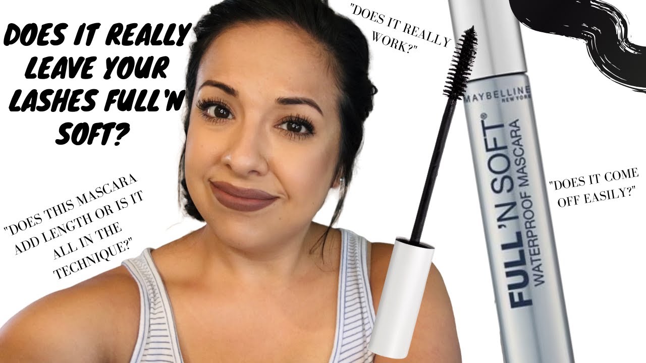 MAYBELLINE FULL' N SOFT WATERPROOF MASCARA | DOES THIS MASCARA COME OFF EASILY?