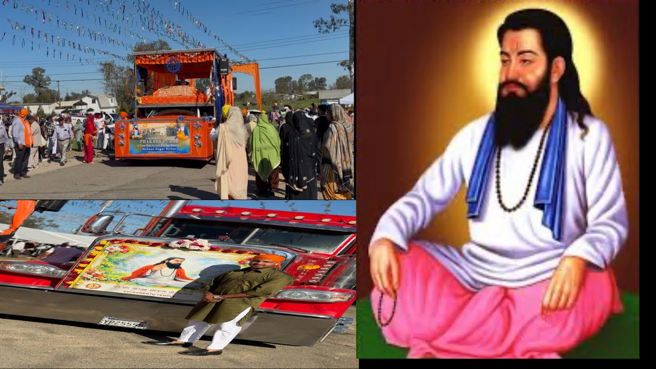 Sant Siromani Guru Ravidass Maharaj ji k 649th janamdivas ka nagar Kirtan Sacramento California USA