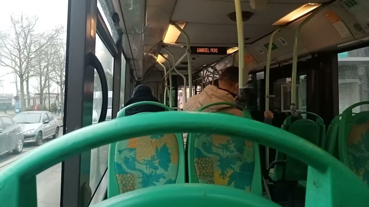 Bus 133 RATP Citelis 12 N°5203 Le Bourget RER --- Sarcelles - Bois d'Écouen