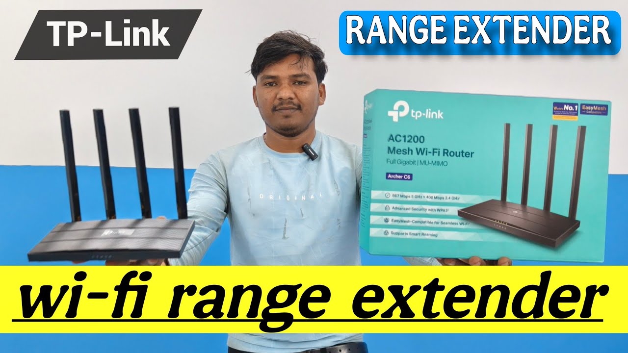 TP-Link WI-FI Range Extender Archer C6 Router Full Configuration #wifi #video #wifispeed 