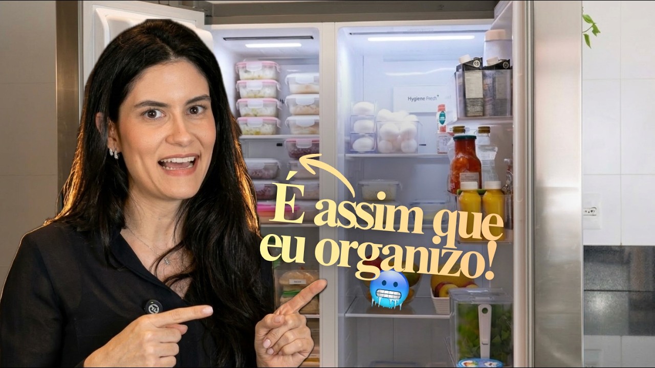 O QUE UMA NUTRÓLOGA TEM NA GELADEIRA? | tour pela geladeira/congelador