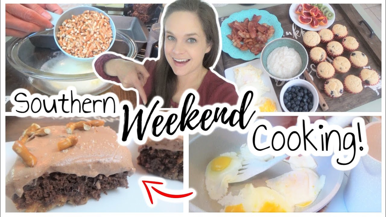 The BEST Sweet & Salty Dessert & MORE! | Pretzel Brownie Bars & Homemade Breakfast Muffins