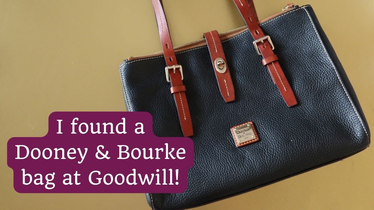 Watch Me Clean A Thrifted Dooney & Bourke Handbag!