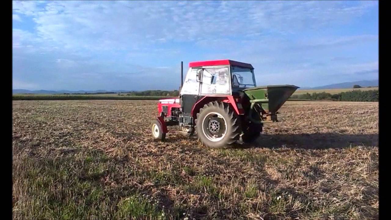 Amazone ZA-E 601 + Zetor 7211 - spreading