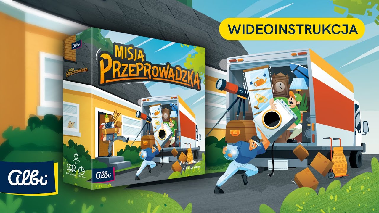 „Misja przeprowadzka” | Wideoinstrukcja | Zasady gry krok po kroku
