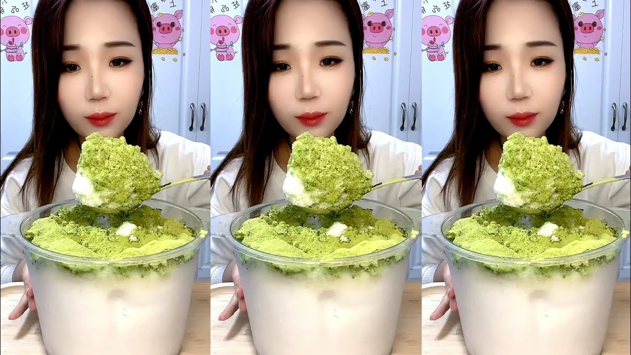 ASMR SHAVED ICE EATING YY