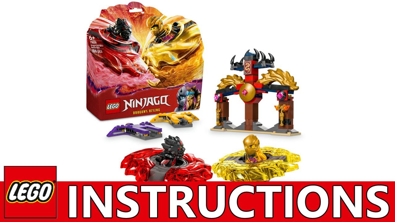 How to build LEGO Ninjago 71826 - Dragon Spinjitzu Battle Pack (Step-by-Step Tutorial)