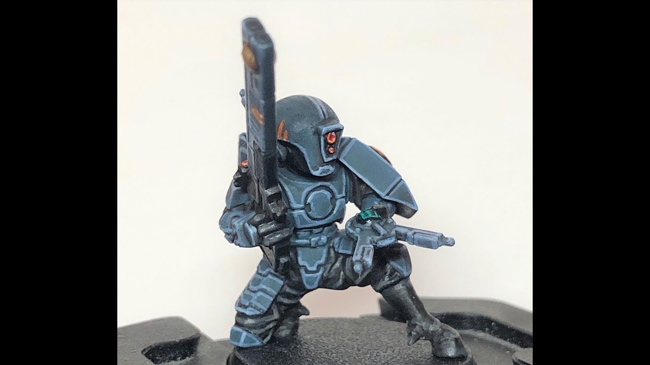 How to paint: Sa'cea Sept Tau Fire Warrior step by step