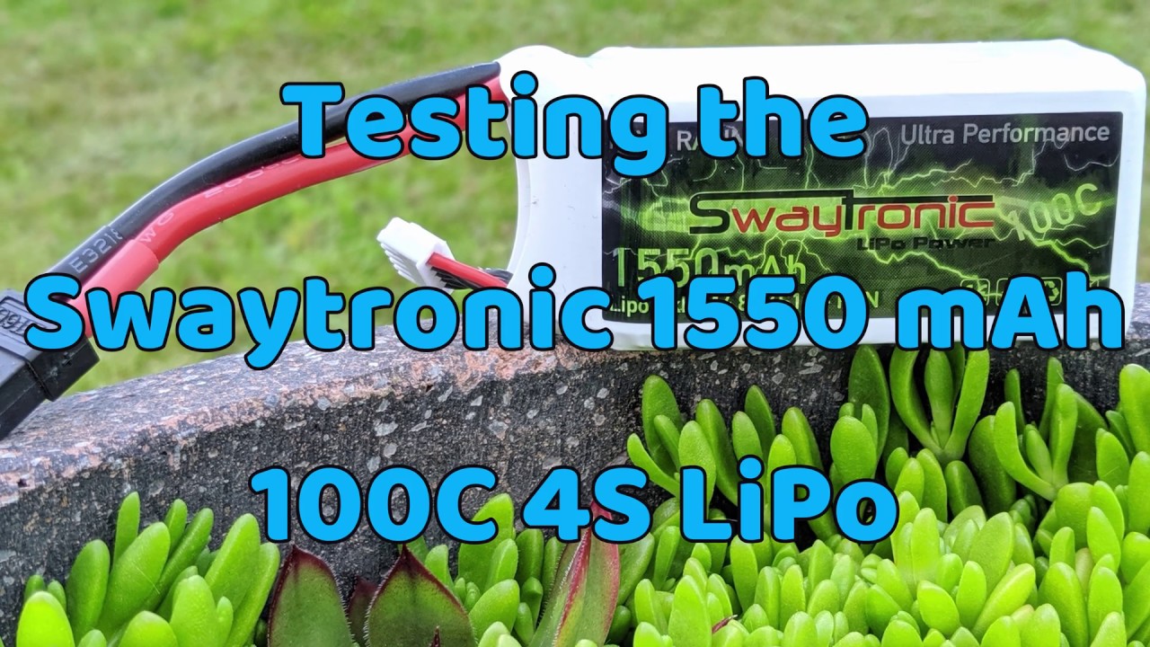 LiPo Test: Swaytronic 1550 mAh 100C 4s 👍 (for FPV Freestyle)