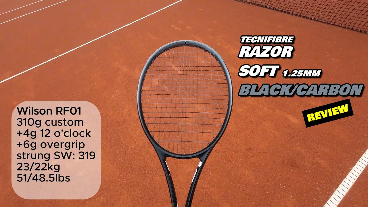Tecnifibre Razor Soft 1.25mm Black/Carbon Tennis String Review - It's Different From The White
