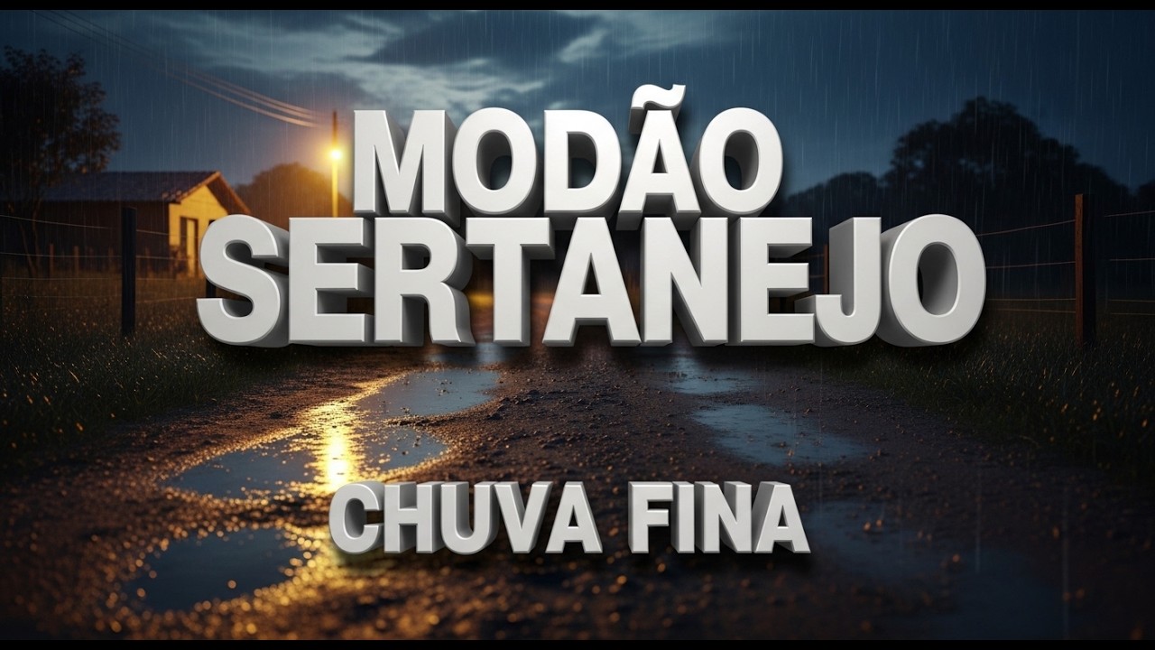 Modão Sertanejo — Chuva Fina e Saudade Antiga | Modão do Coração