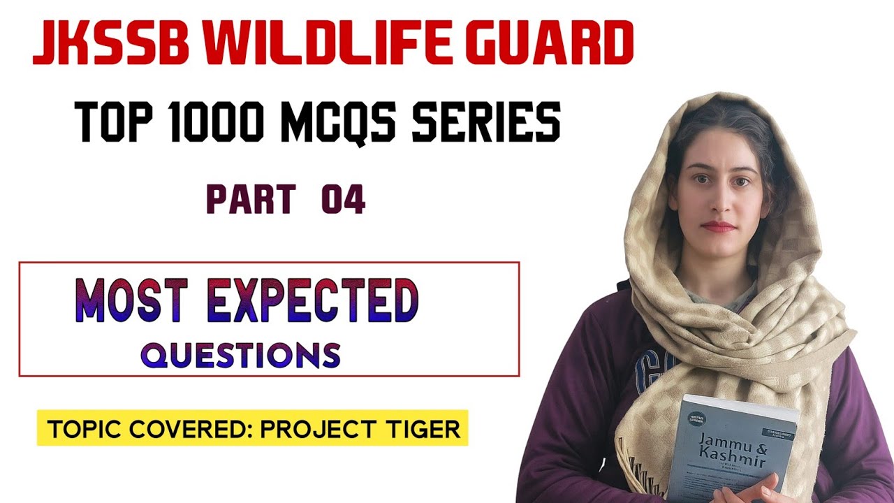 TOP 1000 MCQS MARATHON SESSION | FOREST AND WILDLIFE | PRACTICE SET | JKSSB WILDLIFE GUARD EXAM. 