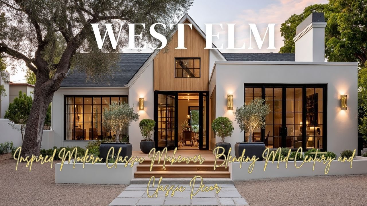 West Elm-Inspired Modern Classic Makeover | Blending Mid-Century and Classic Decor