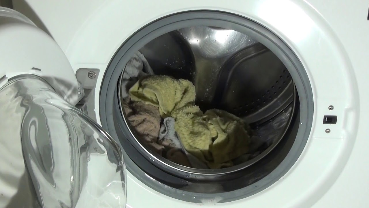 Lab Experiment : Rinse and spin with door open in Samsung Ecobubble Washing machine