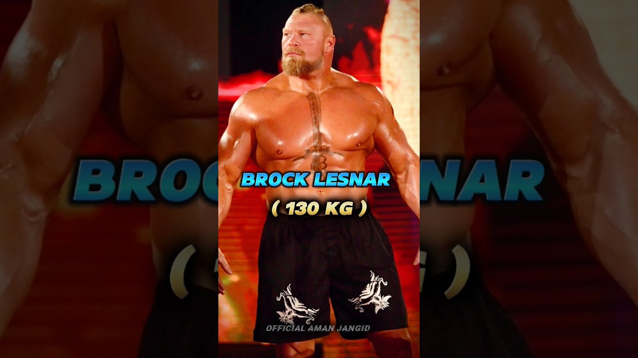 Top 10 Most Heaviest Wrestlers In WWE ! #wwe #shorts #trending