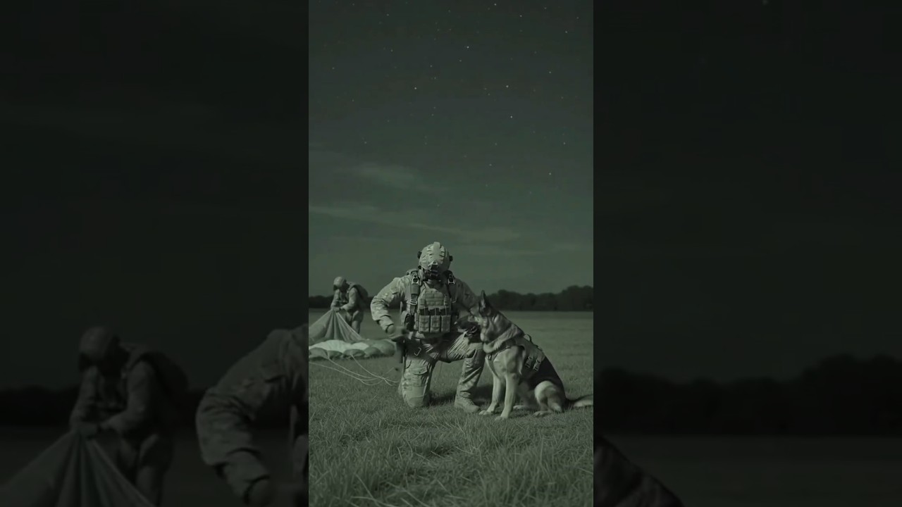 Top Secret: Elite Military K9 Night Jump! 🐕&zwj;🜺🪂