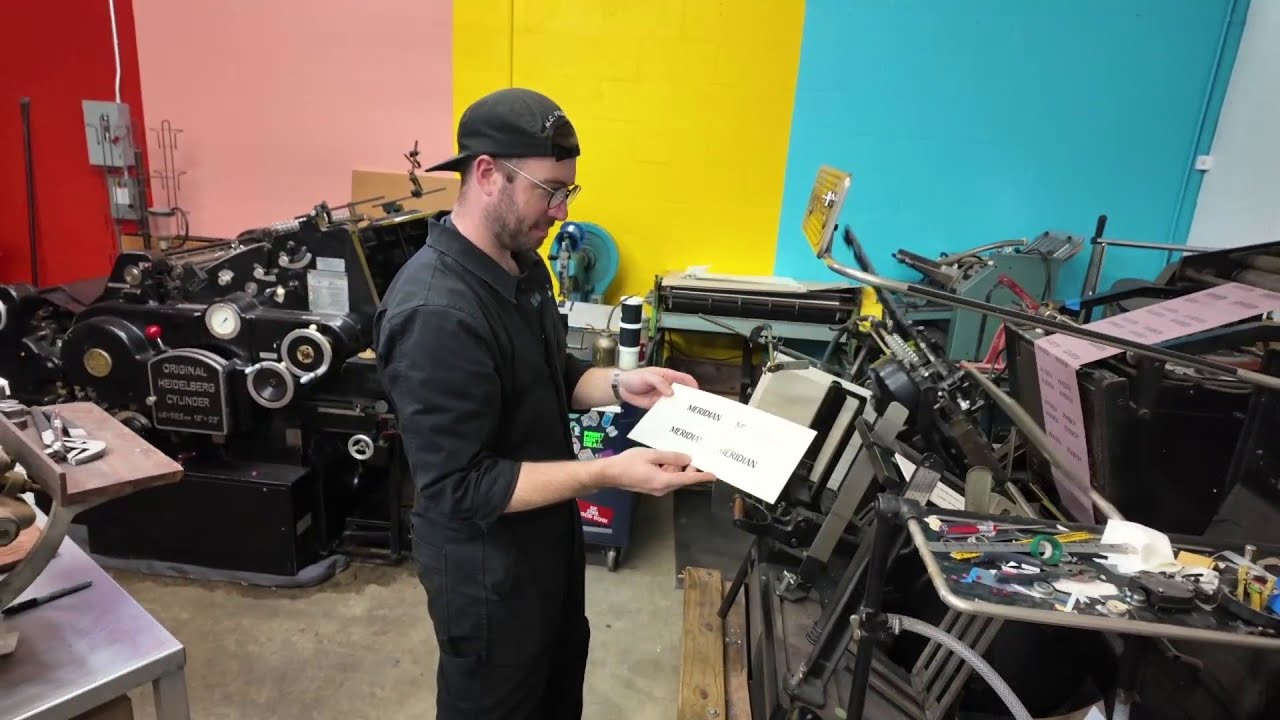 Letterpress Printing in the Nation's Oldest City