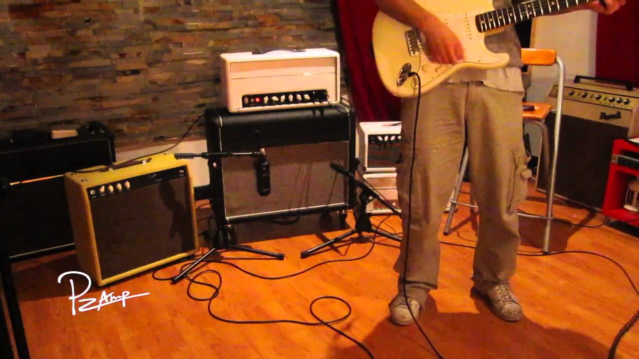 PzAmp MTM45 Strato Ritm - Nohead guitar lesson - Seven Caged Tigers STP - Pz Amp Boutique Amp Demo