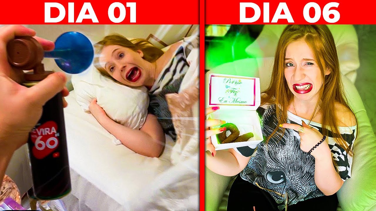 FIQUEI UMA SEMANA INTEIRA TROLLANDO MINHA IRMÃ!!