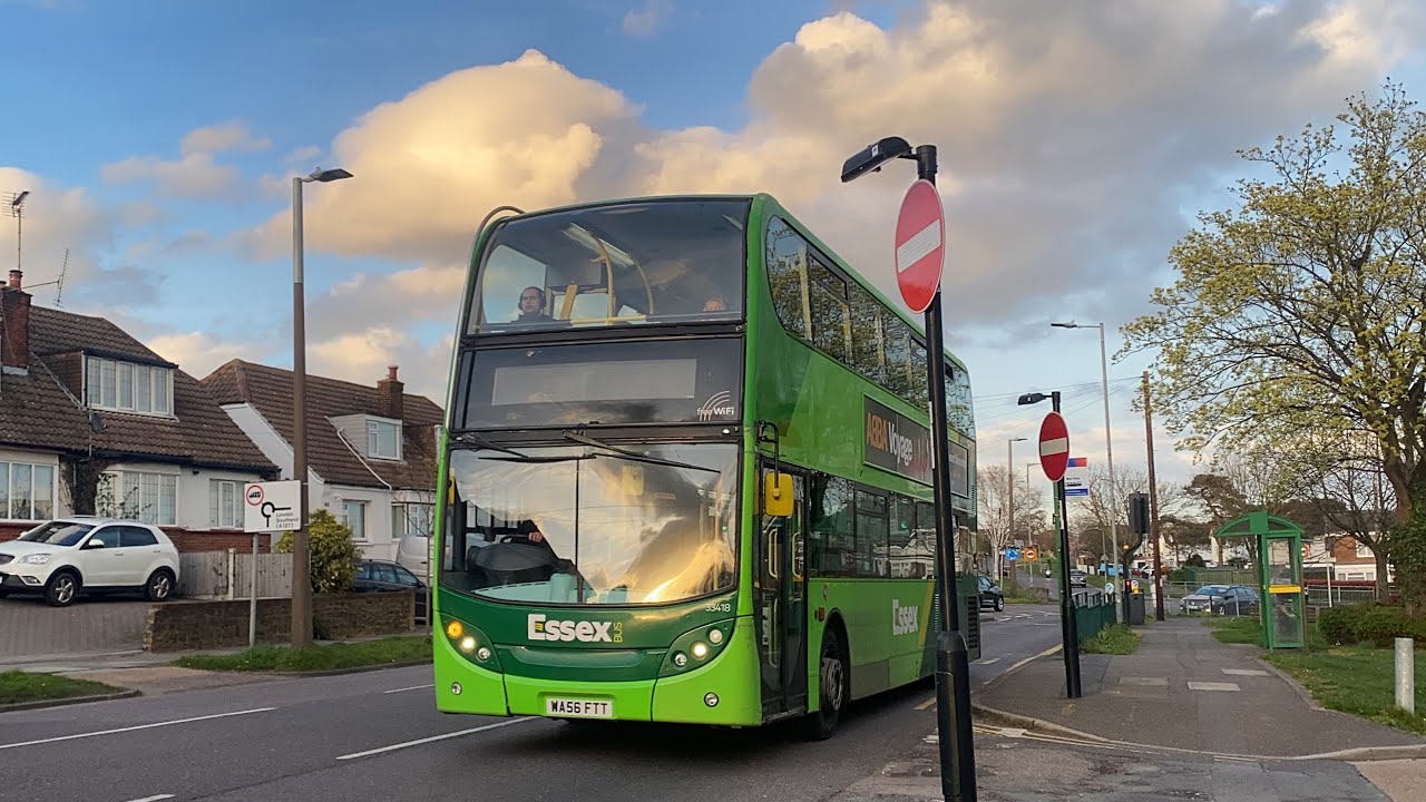 Very Broken Gearbox! First Essex Route 25 | ADL Enviro400 Trident ZF | WA56 FTT 33418