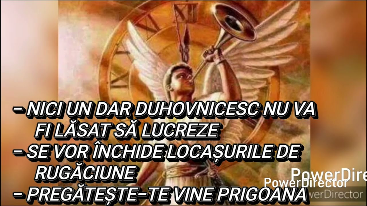 Prorocie-Se vor da legi aspre împotriva poporului,nu vei putea să te rogi prin Duhul Sfânt,să proroc