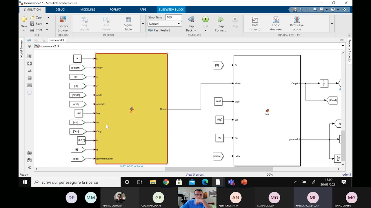 Spacecraft Attitude Control via Momentum Exchange Devices (simulink for MEDs) - 18